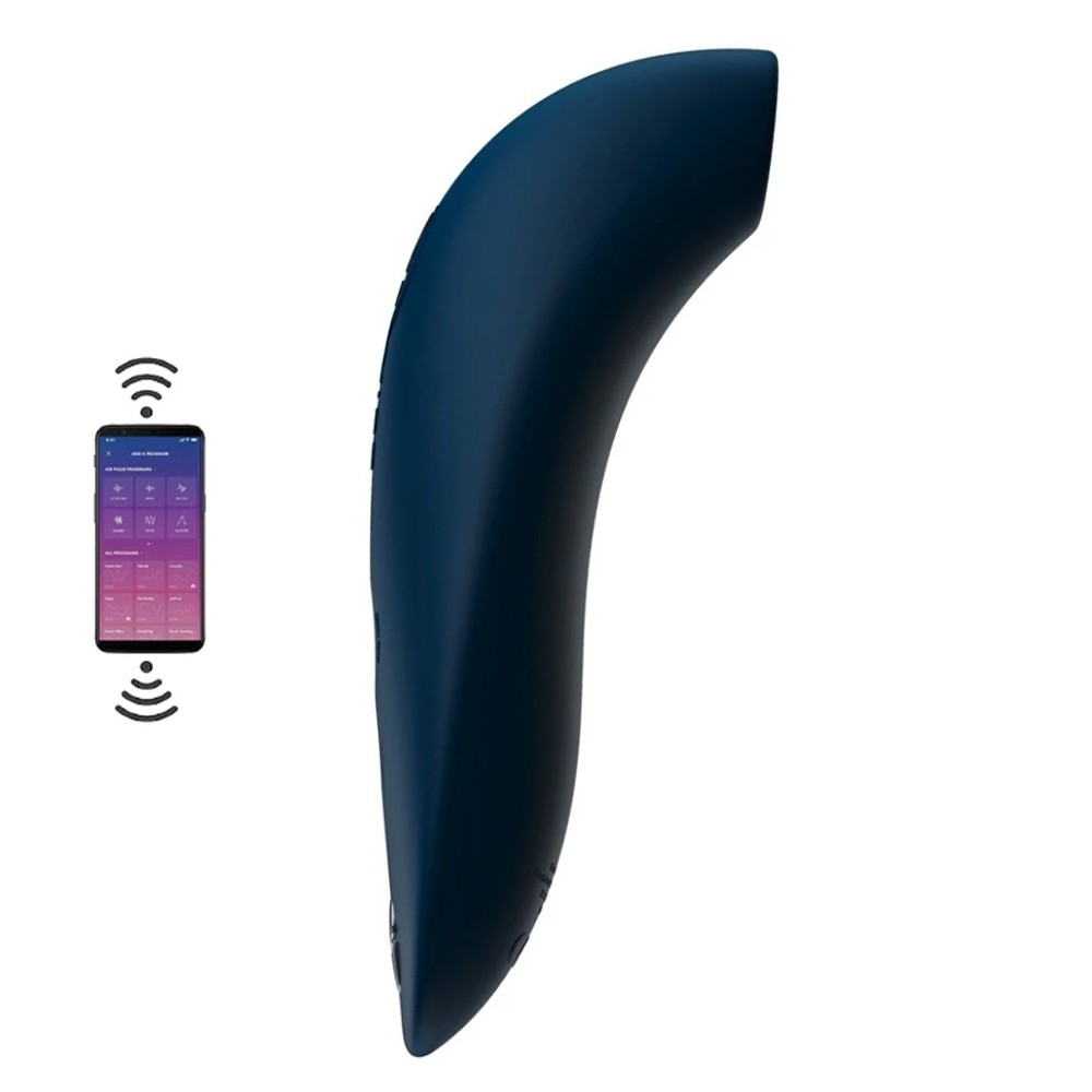 We-Vibe Melt Telefon Kontrollü ve Emiş Yapabilen Vibratör - Midnight Blue