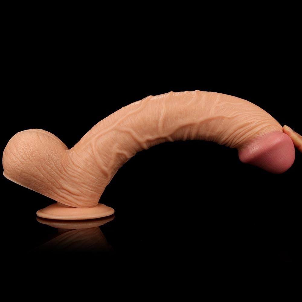 Lovetoy King Sized 33 cm Kalın Damarlı Gerçekçi Realistik Penis