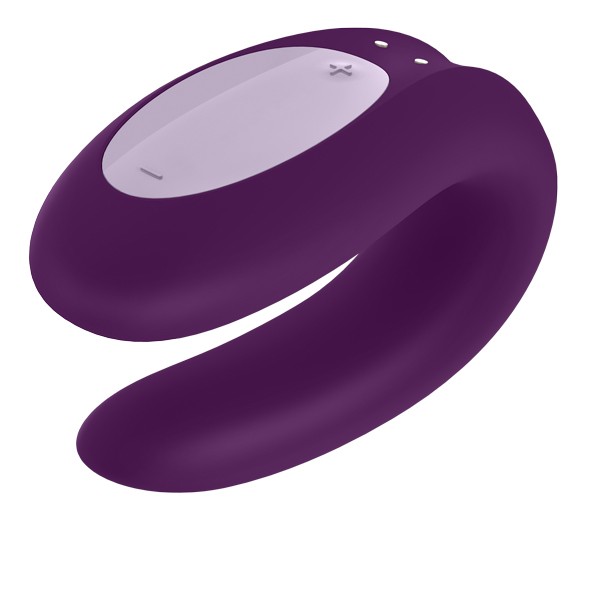 Satisfyer Double Joy Violet Telefon Kontrollü Vibratör