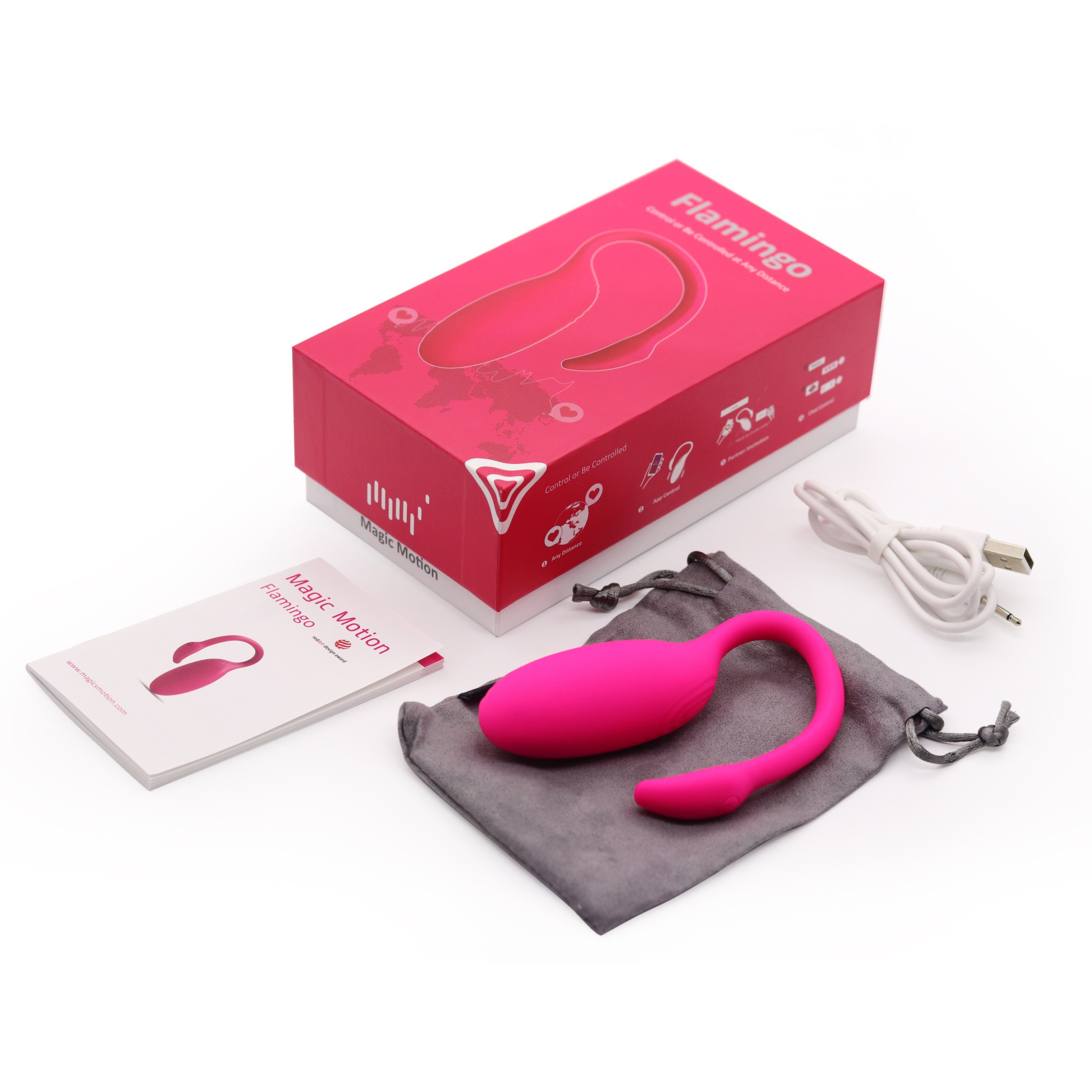 Magic Motion Flamingo Telefon Kontrollü Şarjlı Vibratör