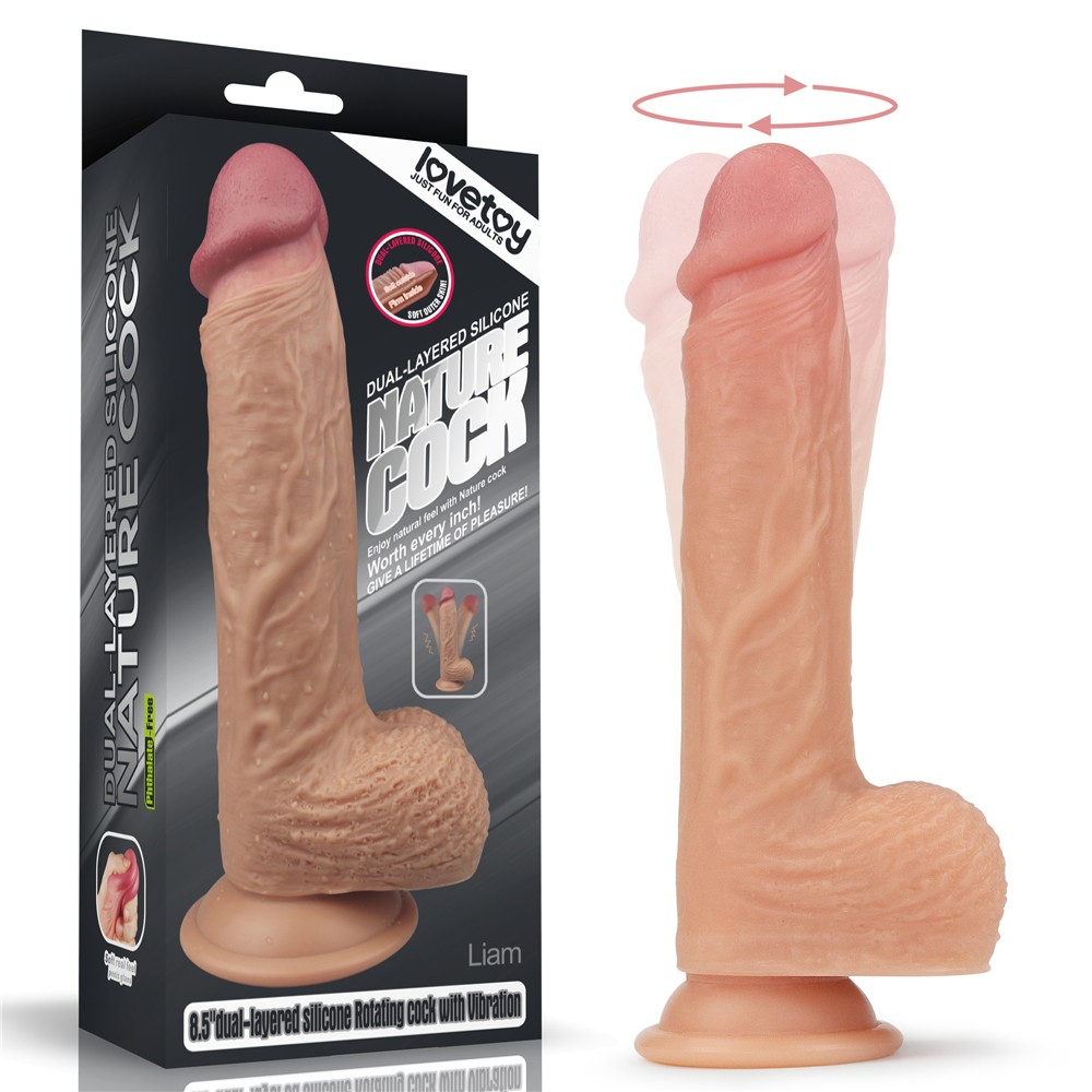 Lovetoy Nature Cock Liam Hareketli Dönebilen Realistik Isıtmalı Vibratör