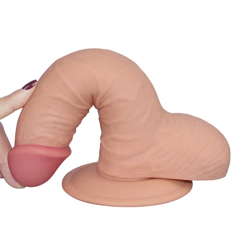 Lovetoy The Ultra Soft Dude UR3 Natural Realistik Penis 18 Cm