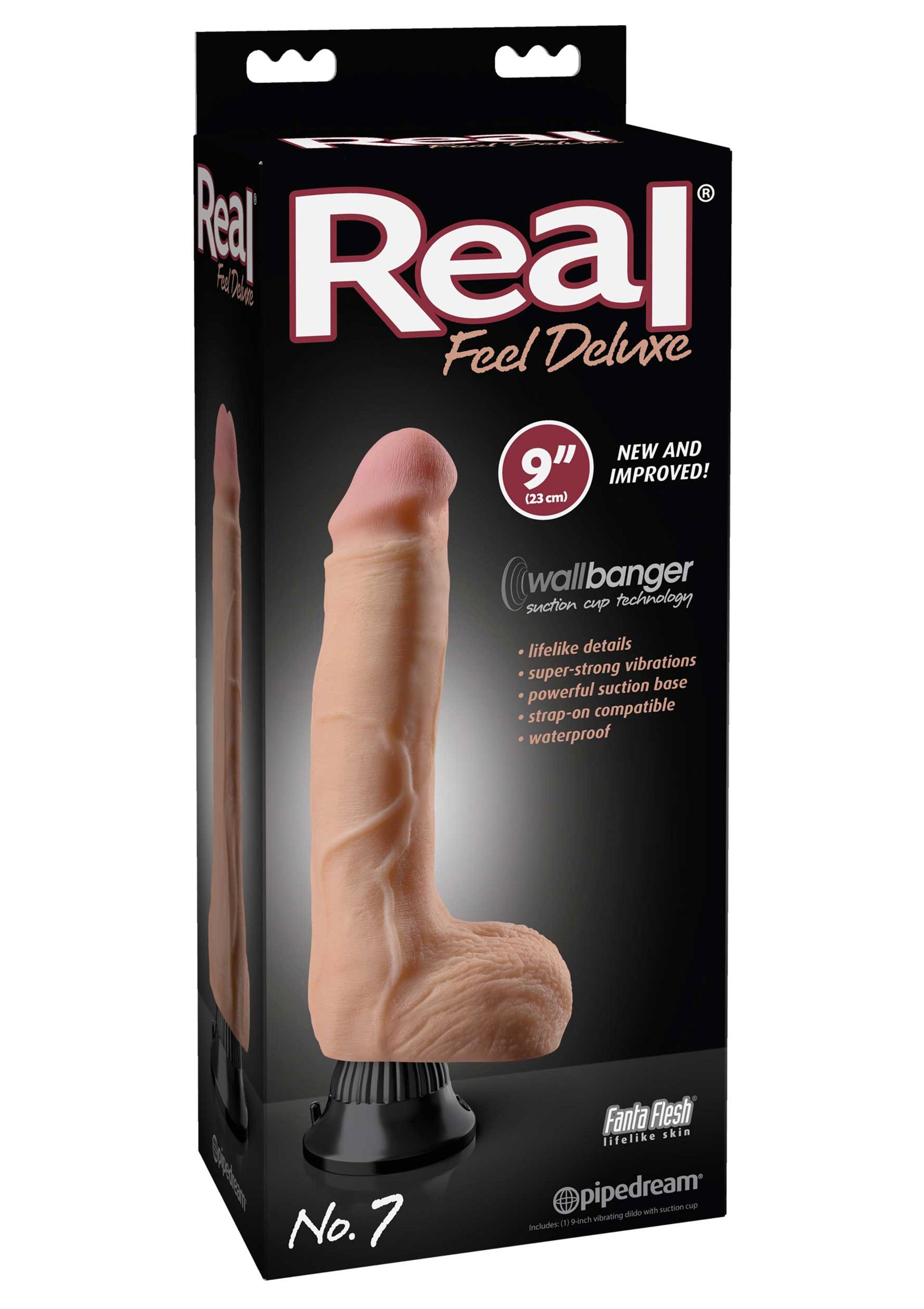 Pipedream Real Feel Deluxe No:7 23 cm Titreşimli Realistik Penis