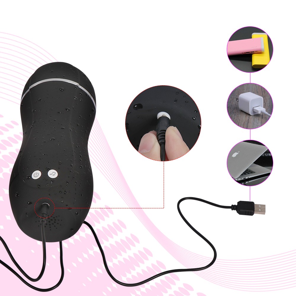 Shequ Tiny Usb Şarjlı Titreşimli Realistik Vajina SQ-MA70014