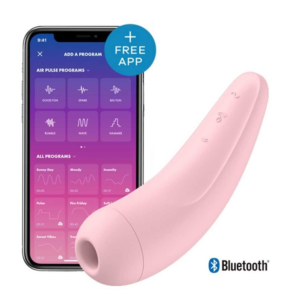 Satisfyer Curvy 2+ Pink Telefon Kontrollü Emiş Vibratör