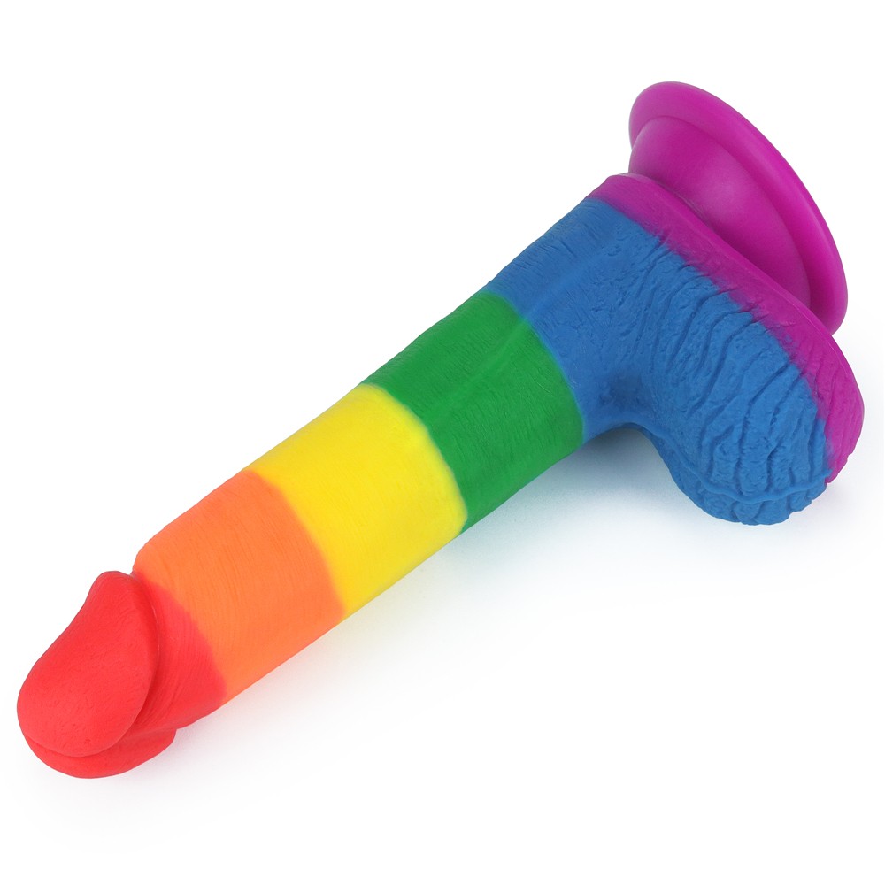 Lovetoy Prider 19.5 cm Renkli Realistik Penis