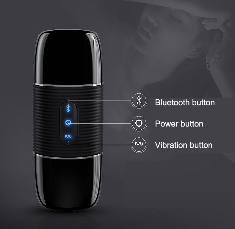 Wowyes B2 Bluetooth Kontrollü Vajina Mastürbatör Ve Müzik Çalar Hoparlörü