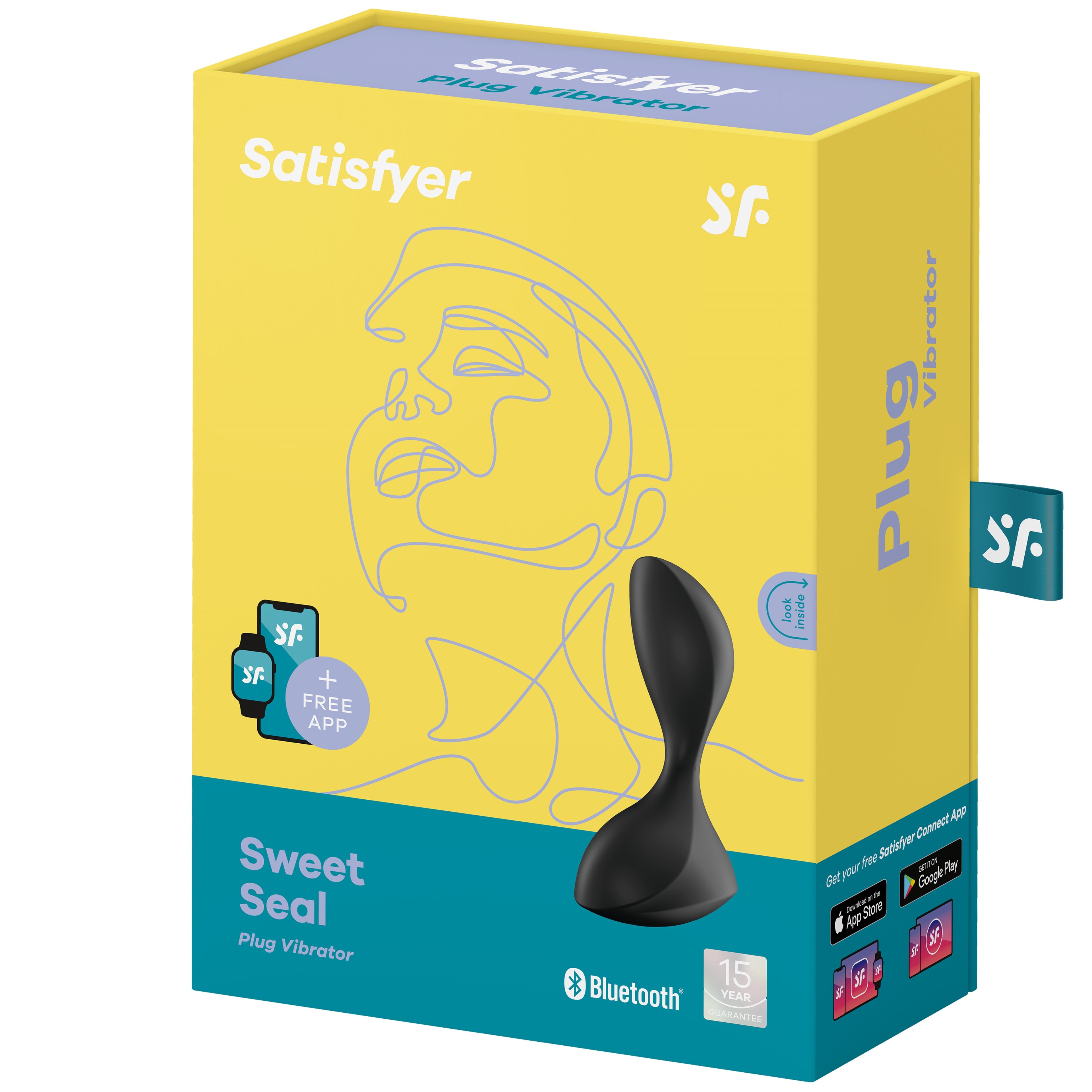 Satisfyer Sweet Seal Telefon Kontrollü Anal Vibratör Black