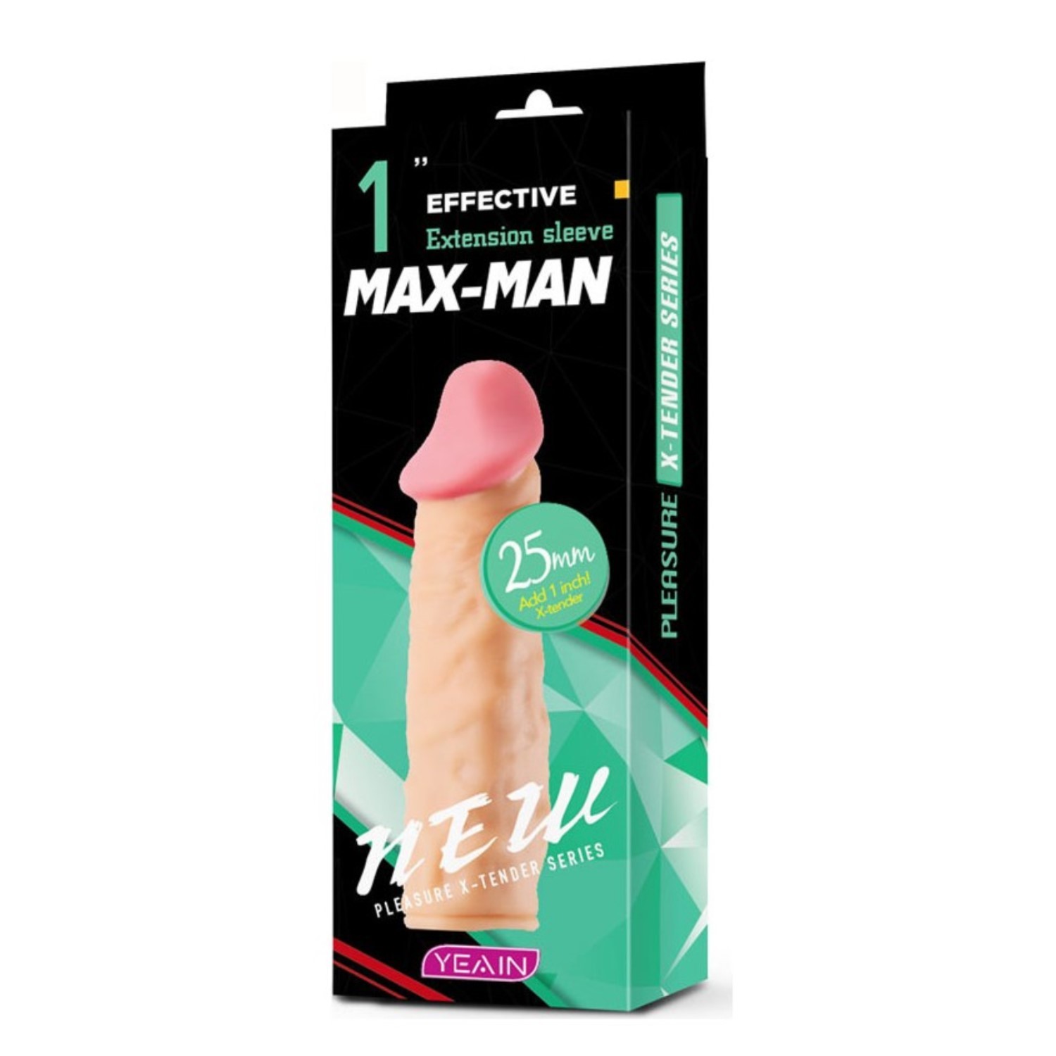 Yeain Max Man Uzatmalı Realisttik Dokuda Penis Kılıfı
