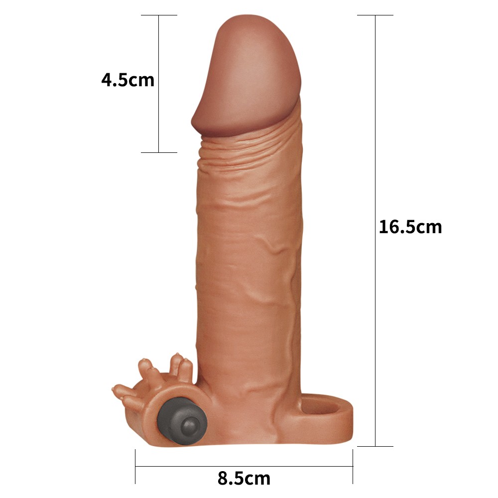 Lovetoy X-Tender 5 cm Dolgulu Melez Realistik Penis Kılıfı
