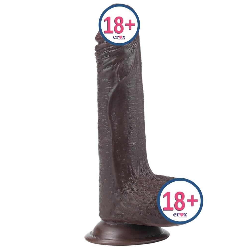 Lovetoy Sliding Skin Hareketli Deri Özellikli Realistik Zenci Penis 18 cm