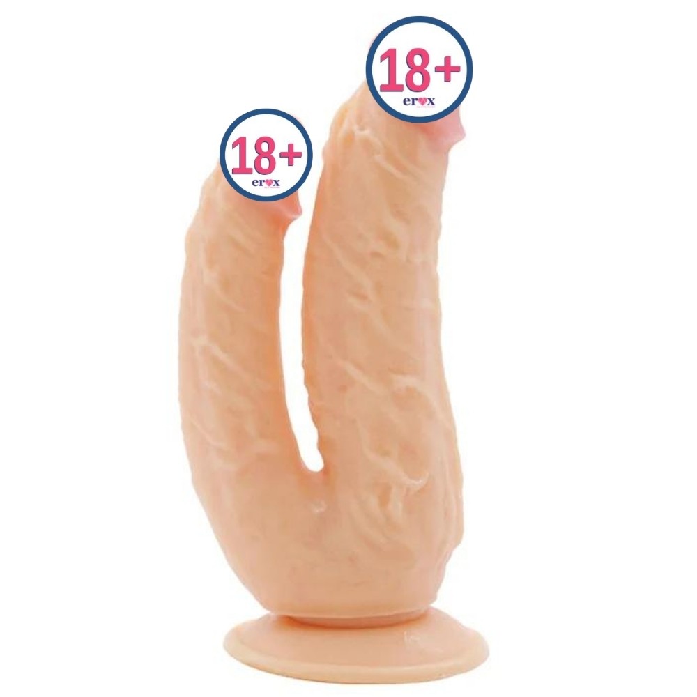 Dildo Series Lifelike G-Spot Anal ve Vajinal Çift Taraflı Realistik Penis