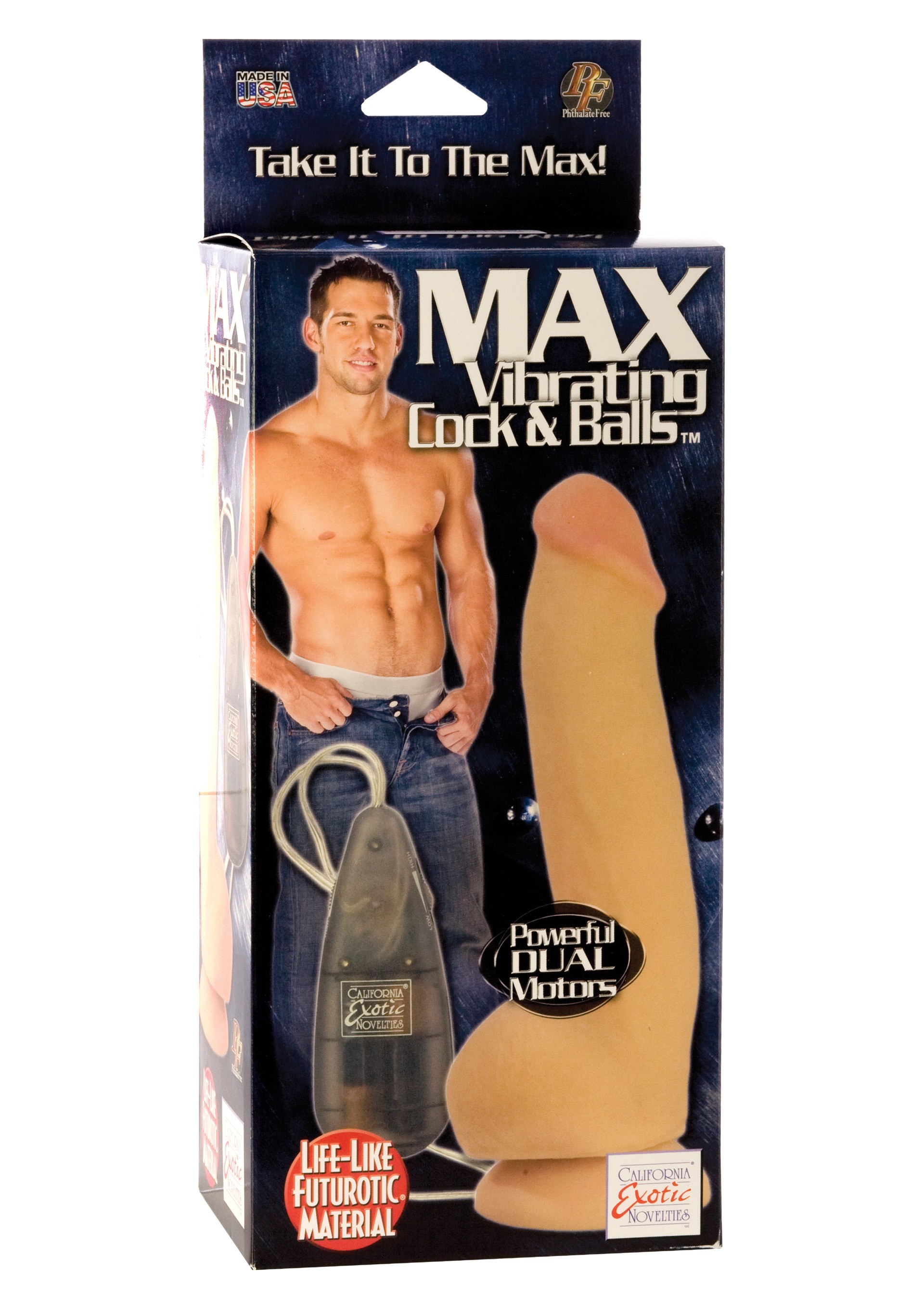 Calexotics Max Vibrating 20 cm Realistik Penis Made İn USA