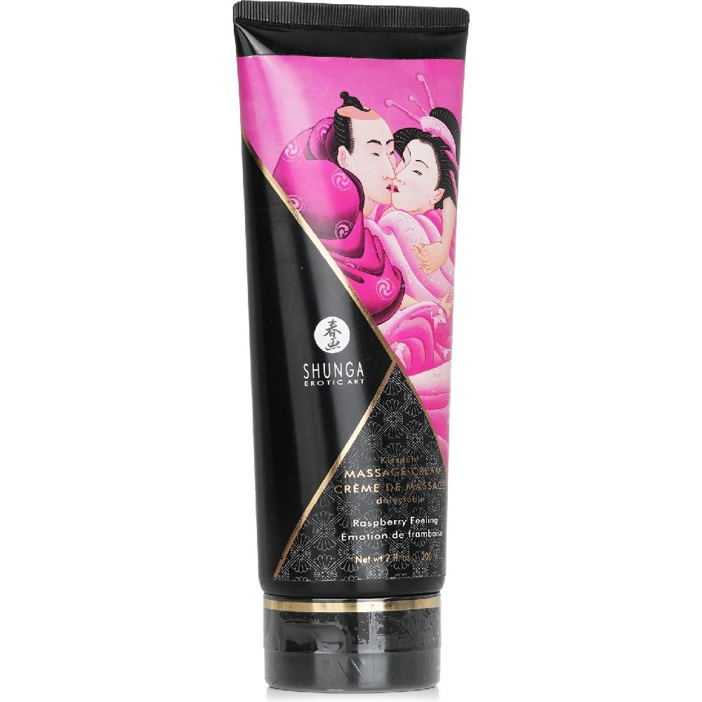 Shunga Kissable Massage Cream Ahududulu Öpülebilir Masaj Jeli 200 Ml.