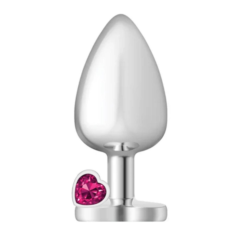 Erox My Heart Jewellery Kalpli Metal Anal Plug Medium - Pink