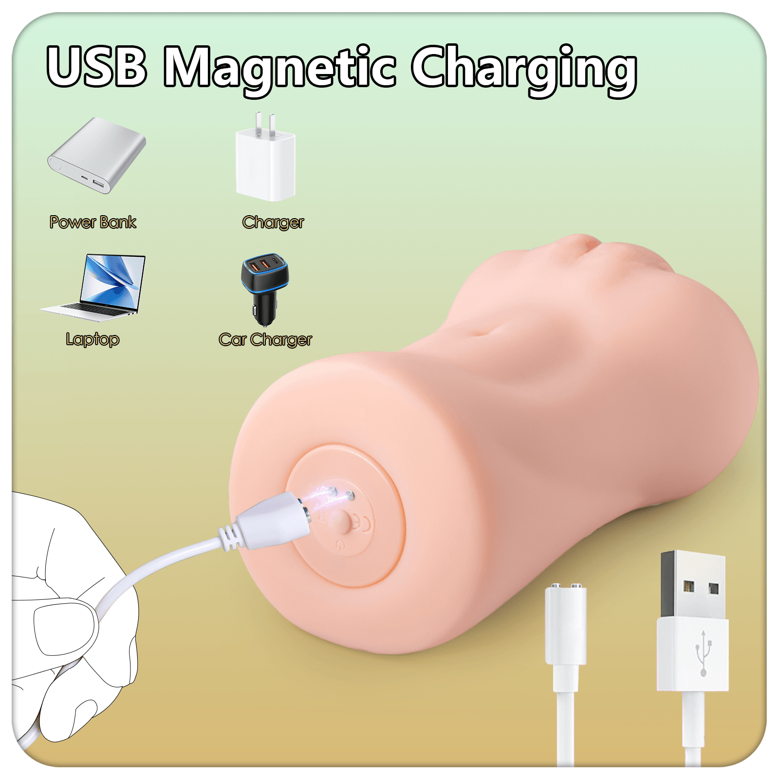 Shequ Elaine Vibrating Pussy Titreşimli Vajina Masturbator SQ-MAV60073