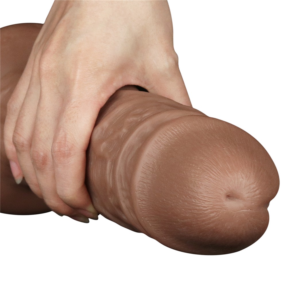 Lovetoy Chubby Titreşimli 27 cm Gerçekçi Damarlı Dev Penis
