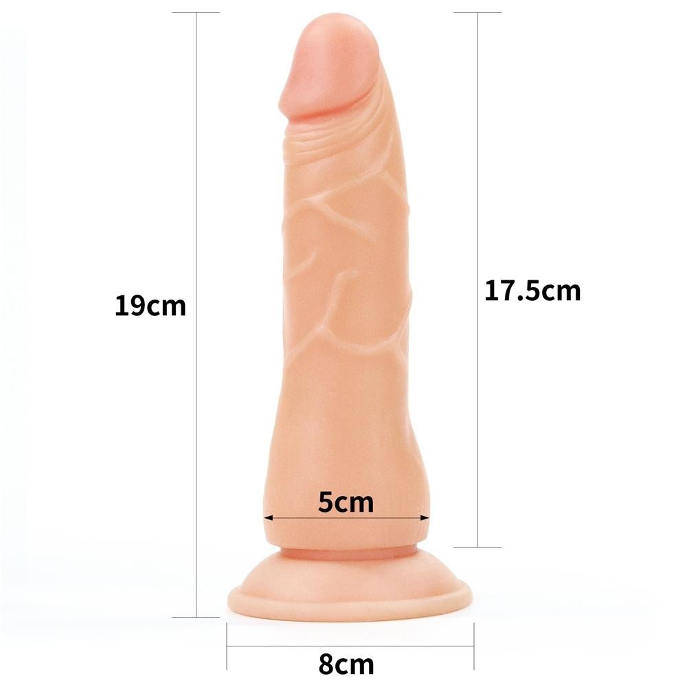 Lovetoy Easy Strapon 19 cm Kemerli Testissiz Realistik Penis