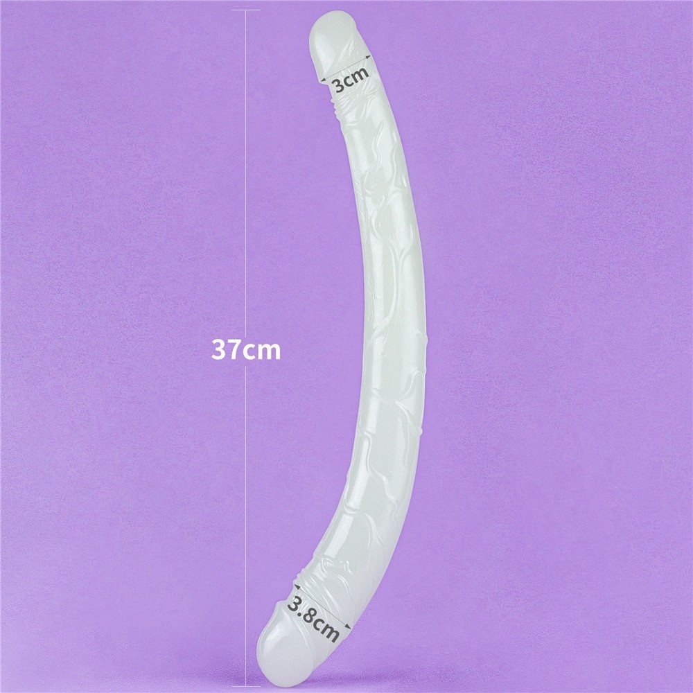 Lovetoy Lumino Play Double Dildo 37 Cm Çift Taraflı Realistik Dildo