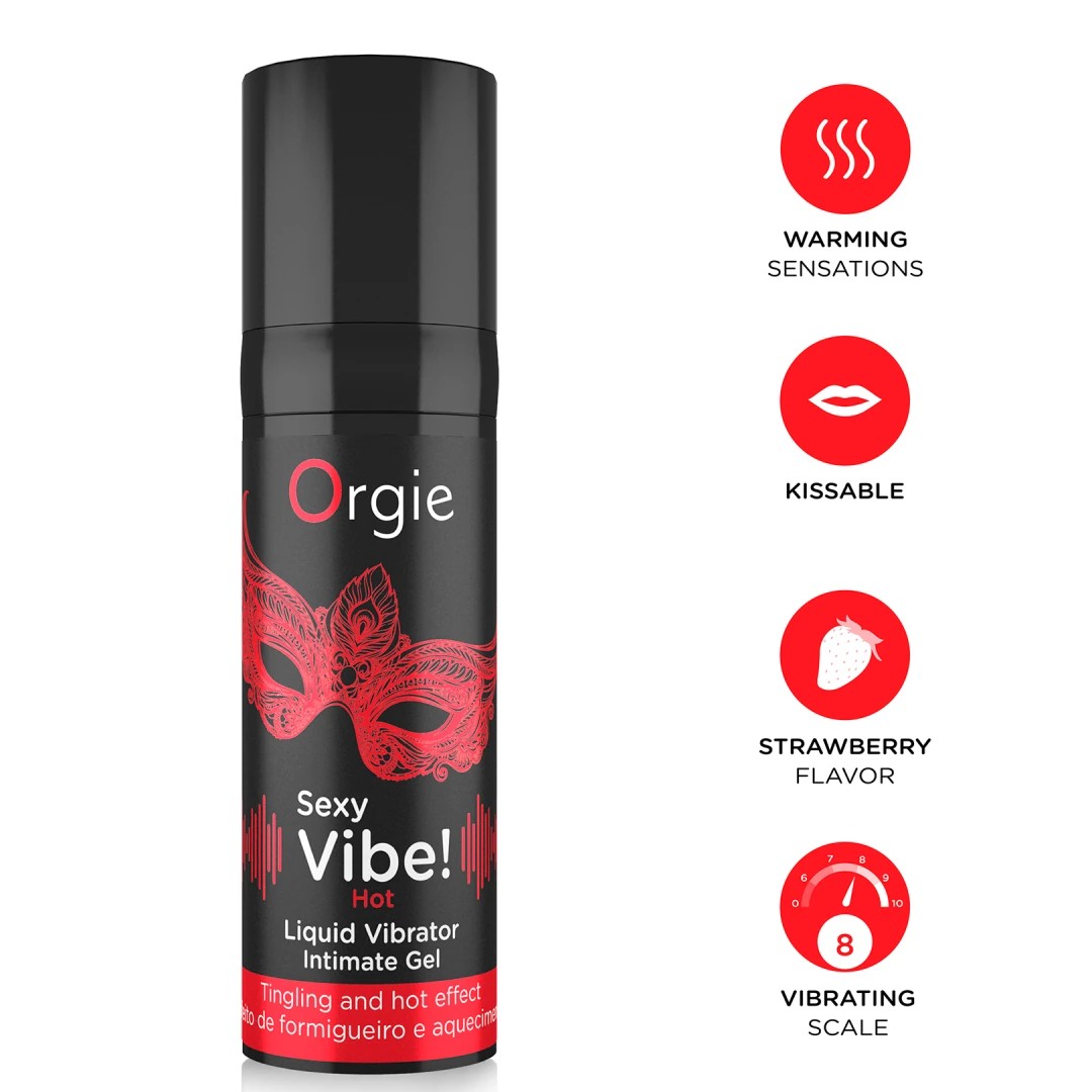 Orgie Sexy Vibe Sıcak Likid Vibratör İntimate Jel 15 Ml