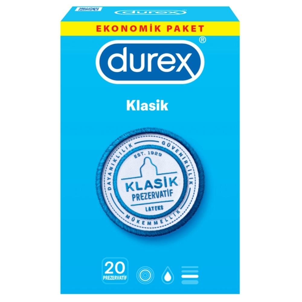 Durex Klasik 20'li Prezervatif