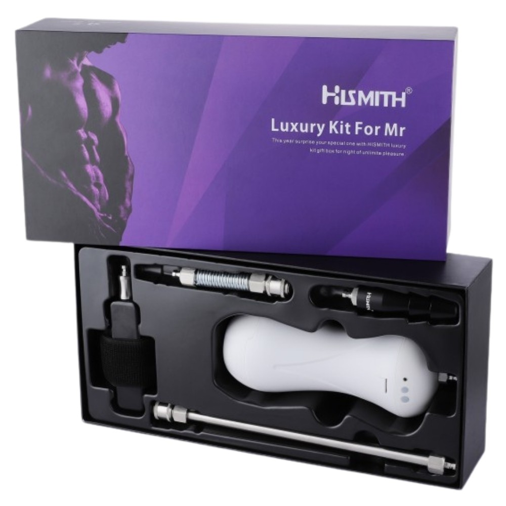 Hismith Luxury Kit Mr. Kliclok Attachments Bundle For Men Seks Makinesi Seti