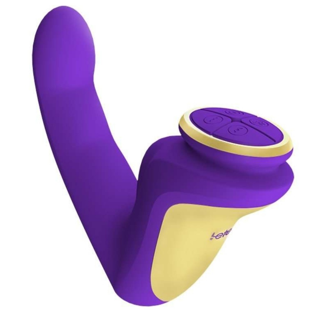 Leten Finger Isıtmalı ve Hareketli G-Spot Uyarıcı Vibratör - Purple