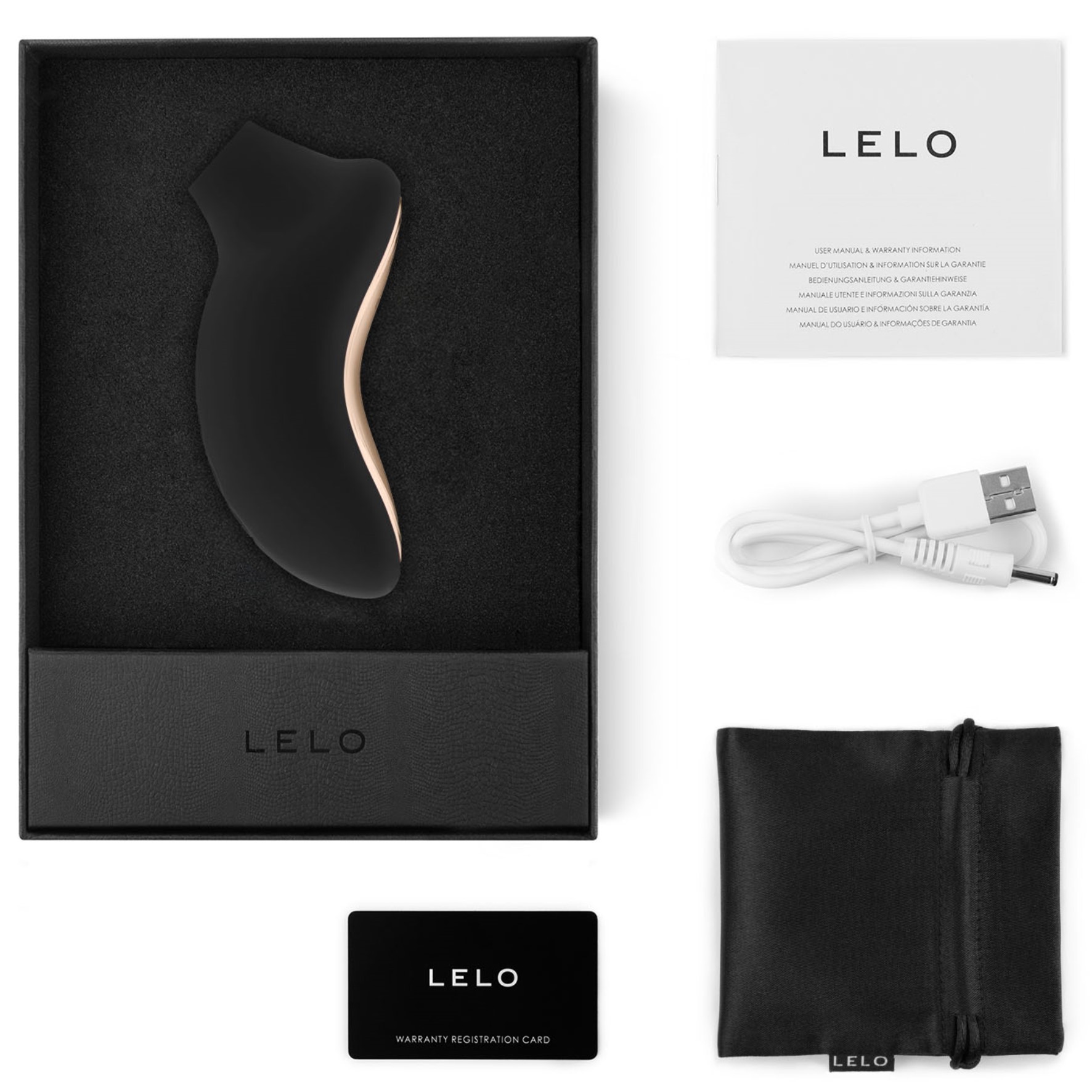 Lelo Sona 2 Sonic Black Clitoral Emiş Güçlü Vibratör