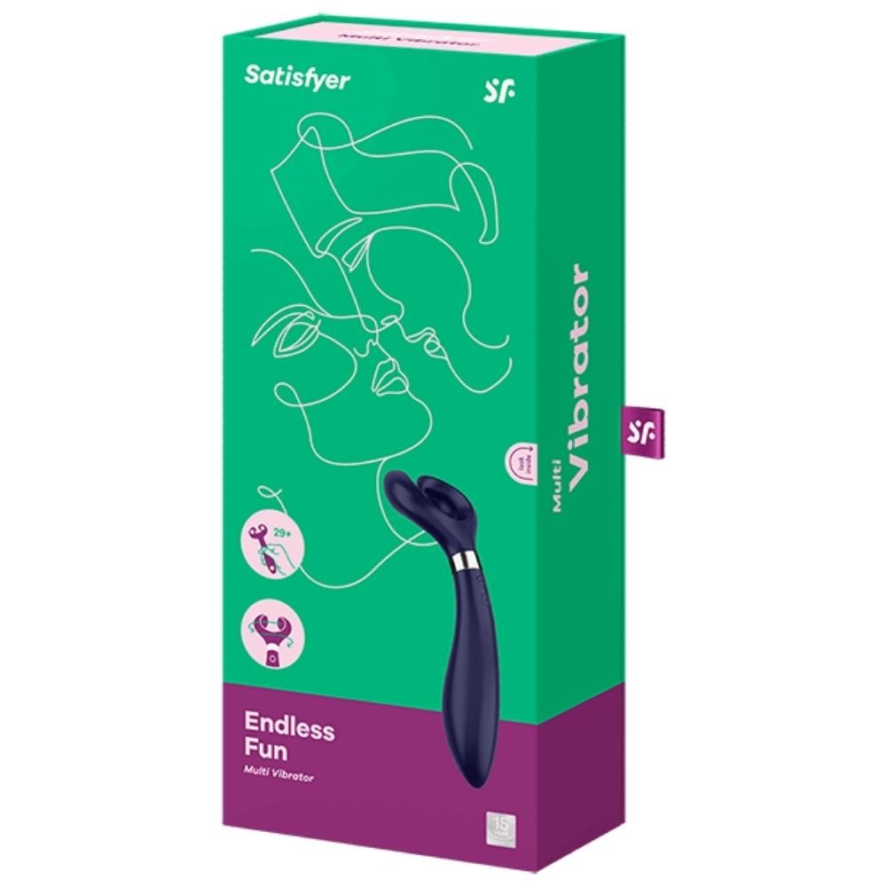 Satisfyer Endless Fun Blue Çiftlere Özel Vibratör ve Penis Halkası