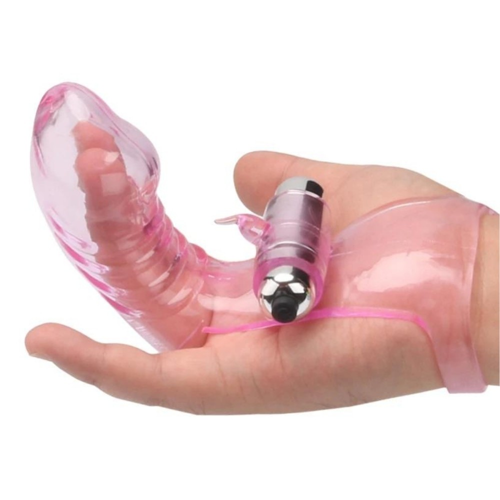 Erox Finger G-Stimulant 10 Mod Parmak Vibratör Pembe