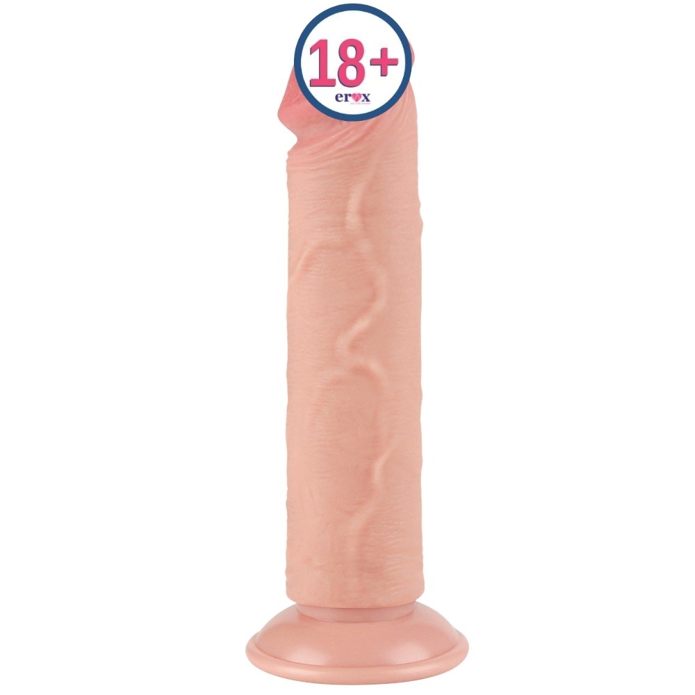 Lovetoy Sliding Skin Dual Layer 20 Cm Testissiz Realistik Penis