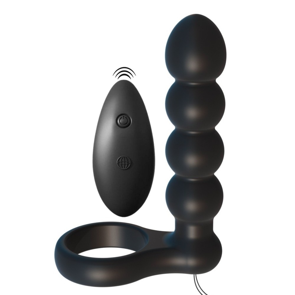 Pipedream Fantasy C-Ringz Remote Control Double Penetrator Anal Vibratör