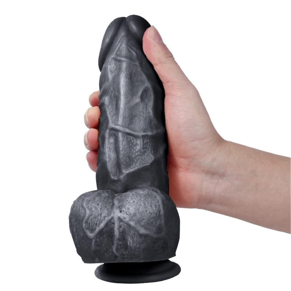 Dildo Series X-Man Rubber 22 Cm Zenci Realistik Penis