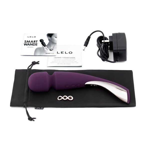 Lelo Smart Wand Massager Plum Lüks Magic Wand Masaj Aleti Vibratör