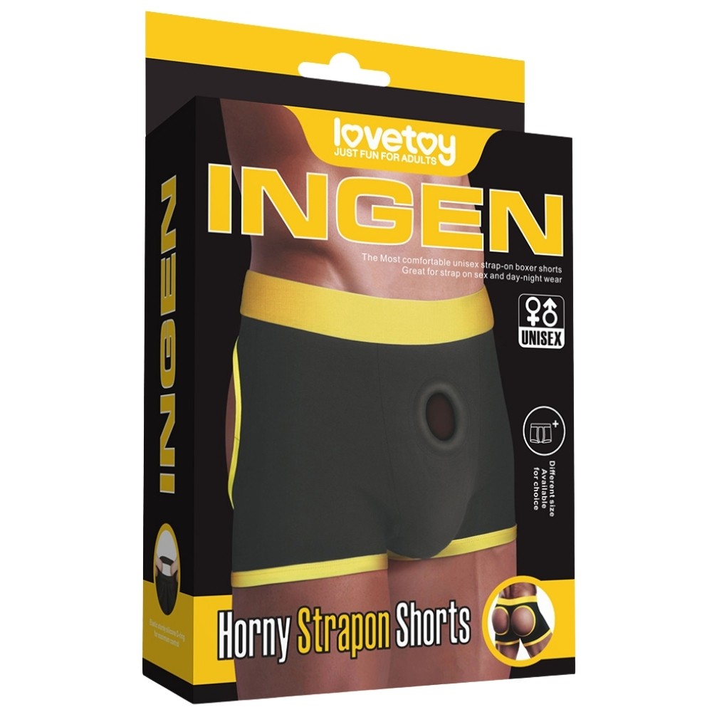 Lovetoy Horny Strapon Shorts Boxer Penis Kemeri M-L Beden