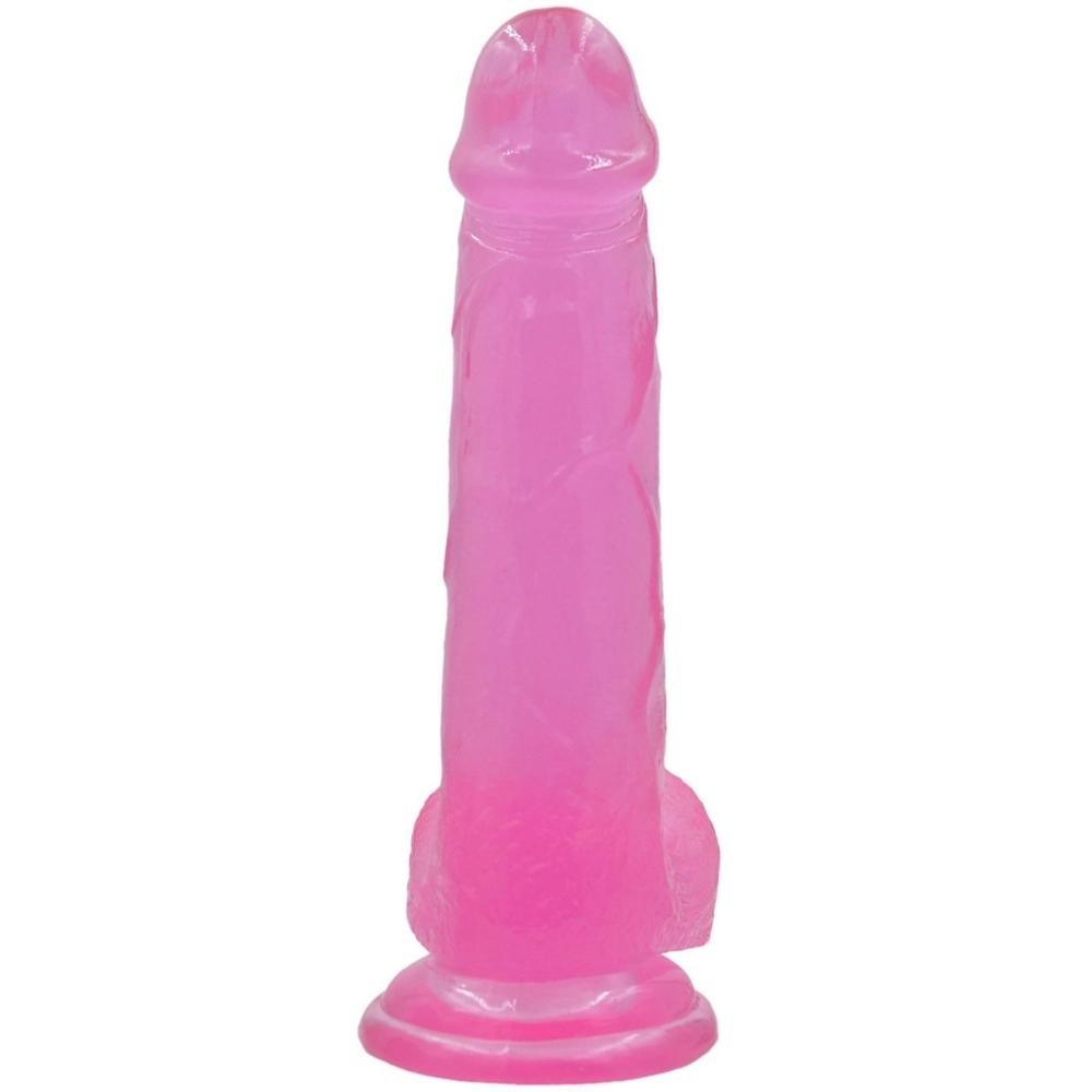 Lovetoy Jelly Studs 20 cm Jel Dokulu Pembe Dildo