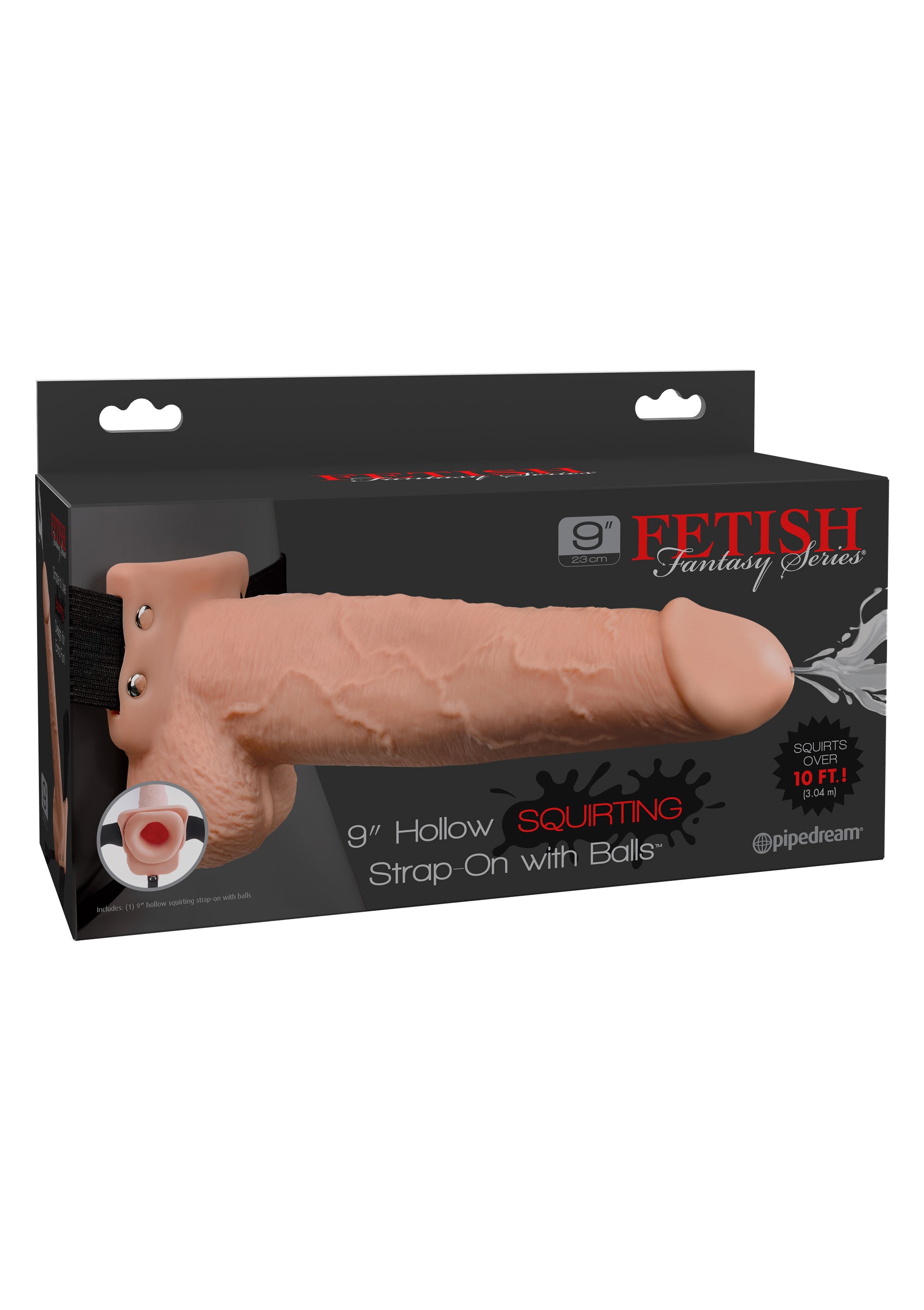 Fetish Fantasy Serisi Squirting 23 Cm Boşalabilir İçi Boş Realistik Penis
