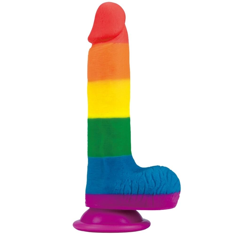 Lovetoy Prider 19.5 cm Renkli Realistik Penis