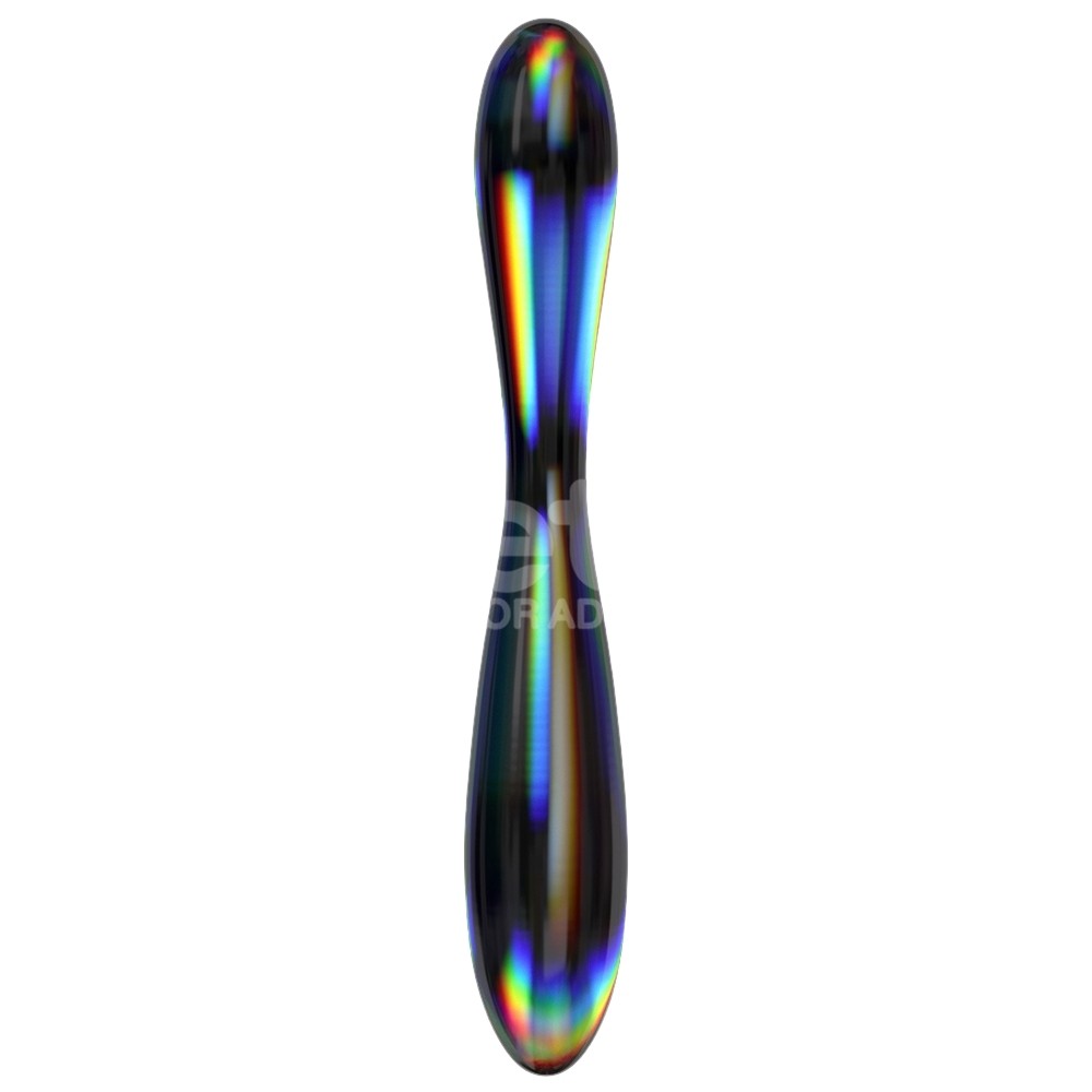 Lovetoy Twilight Gleam Glass Dildo Çift Taraflı Cam Dildo