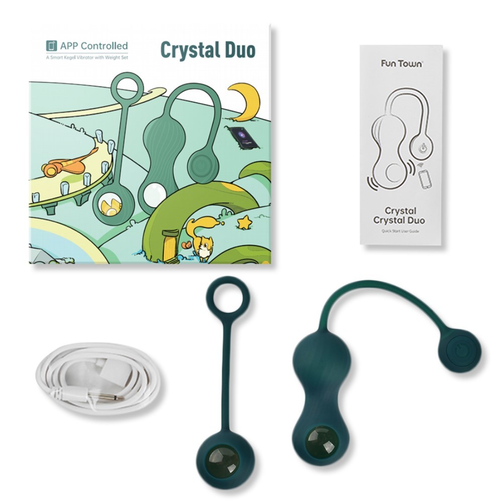 Magic Motion Crystal Duo Smart Kegel Vibratör Set