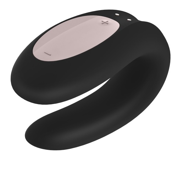 Satisfyer Double Joy Black Telefon Uyumlu Vibratör