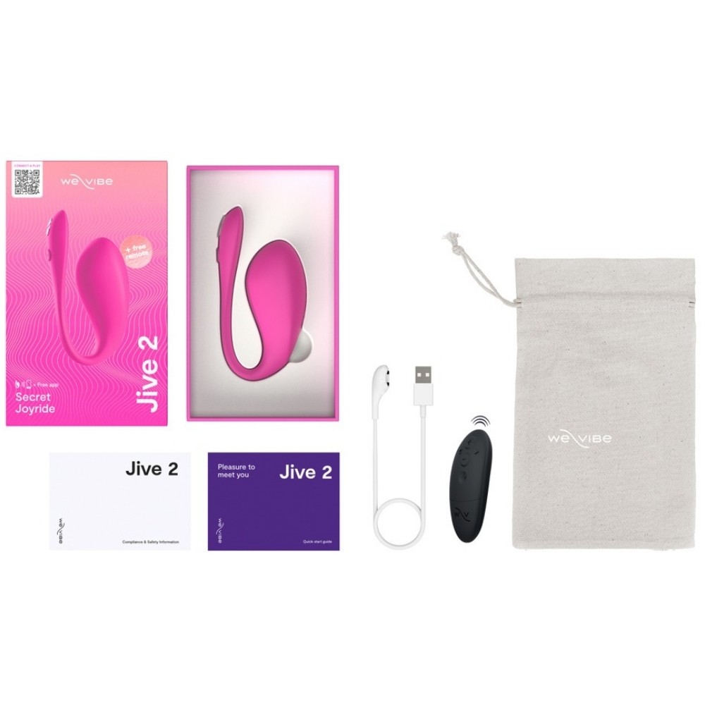 We-Vibe Jive 2 Telefon Kontrollü ve Uzaktan Kumandalı G-Spot Vibrator