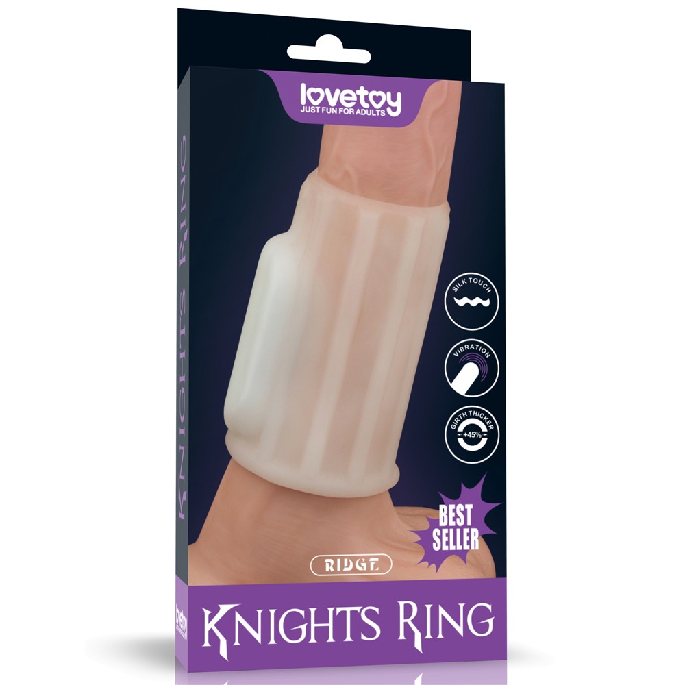 Lovetoy Ridge Knights Ring Titreşimli Yarım Penis Kılıfı