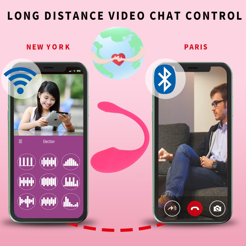 Erox Push Telefon Kontrollü Giyilebilir Vibratör Pink