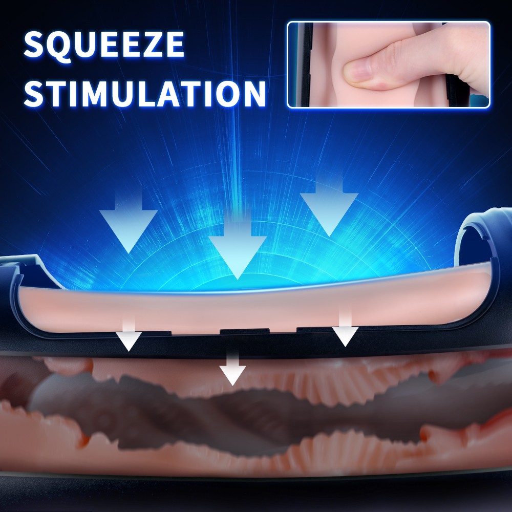 Xise Juicy Lamour Locke Emişli ve Titreşimli Vajina Masturbator JC-MA70046