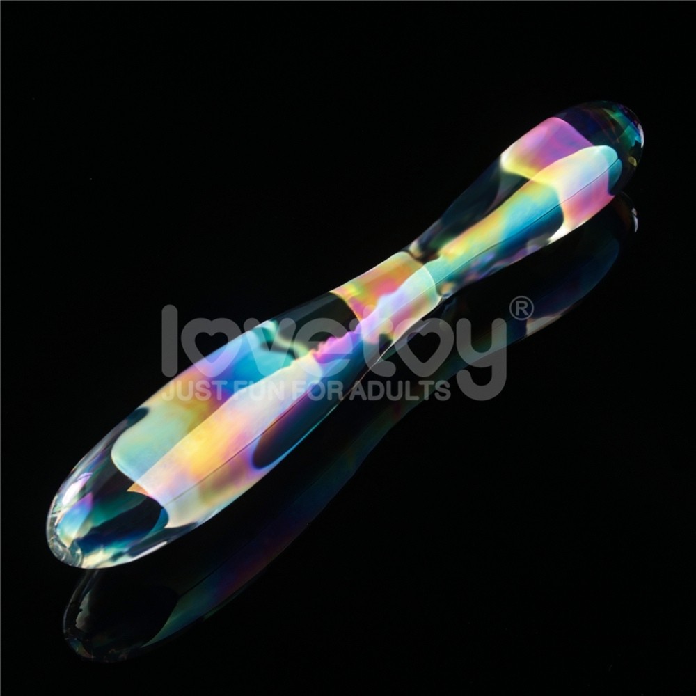 Lovetoy Twilight Gleam Glass Dildo Çift Taraflı Cam Dildo