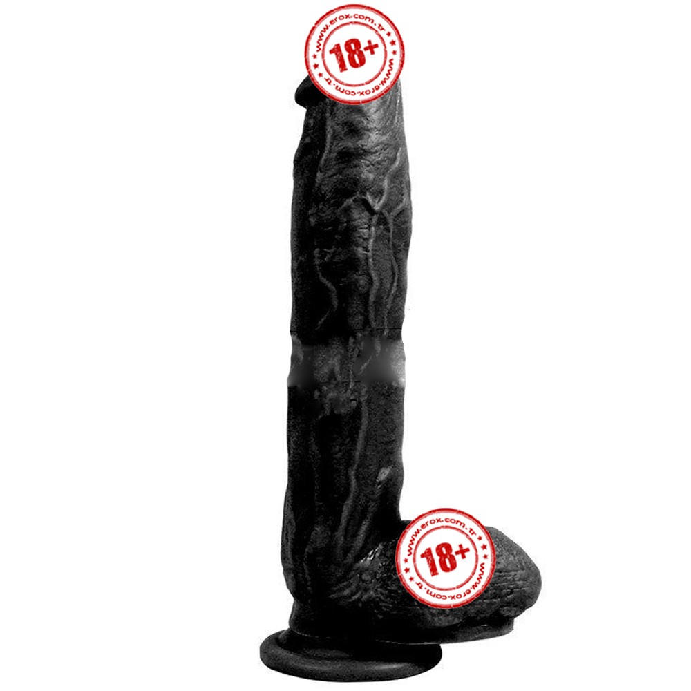 Xise Dildo Series Blade Master 29.5 cm Büyük Realistik Penis XS-WBC10040-Black