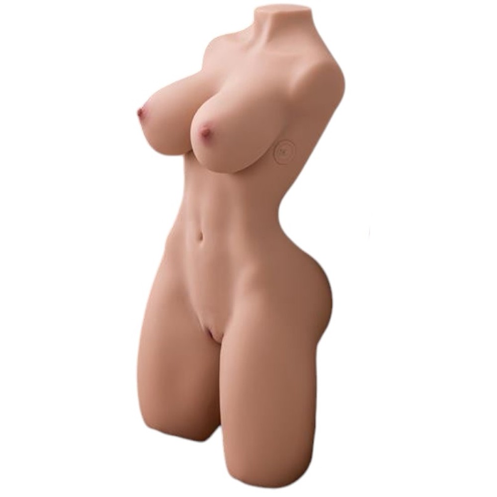 Shequ Erica Doll İtme Fonkiyon İskelet Yarım Vücut Masturbator SQ-MAT20013
