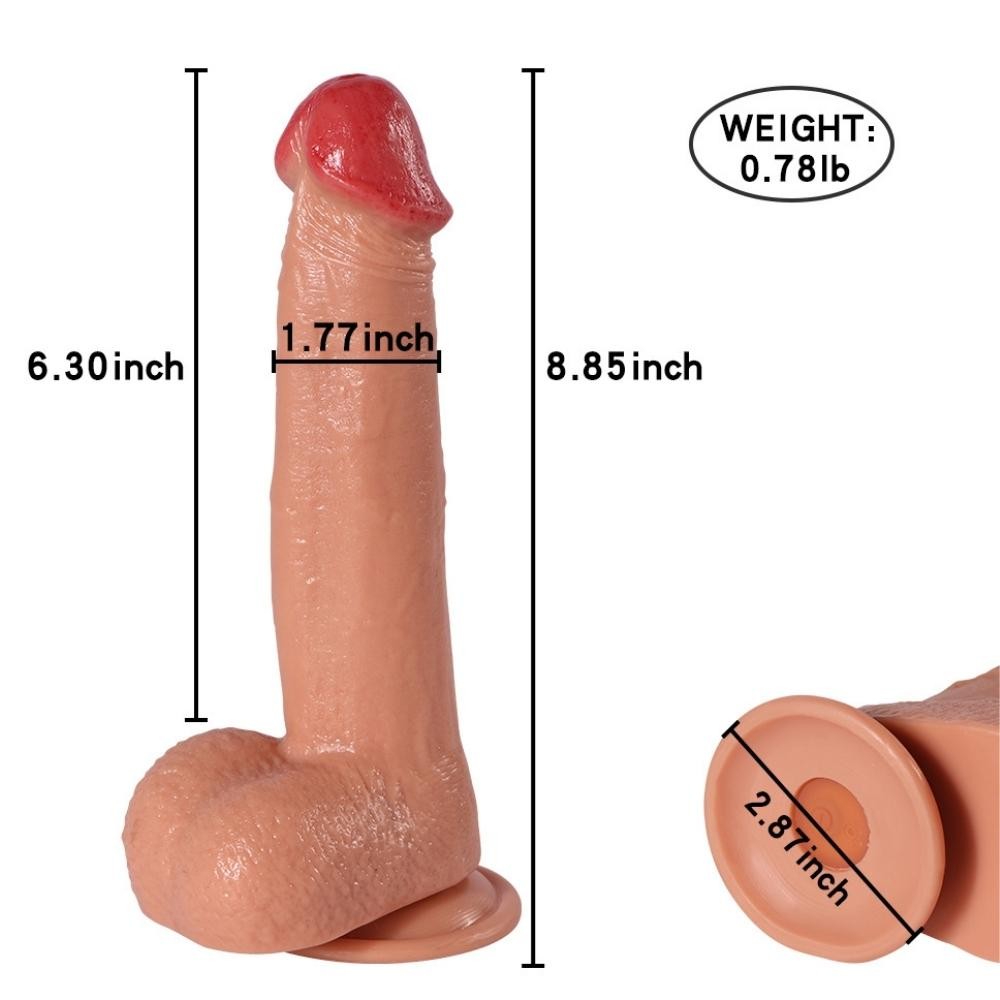 Shequ Sean 20 Modlu Titreşimli 22 Cm Realistik Penis