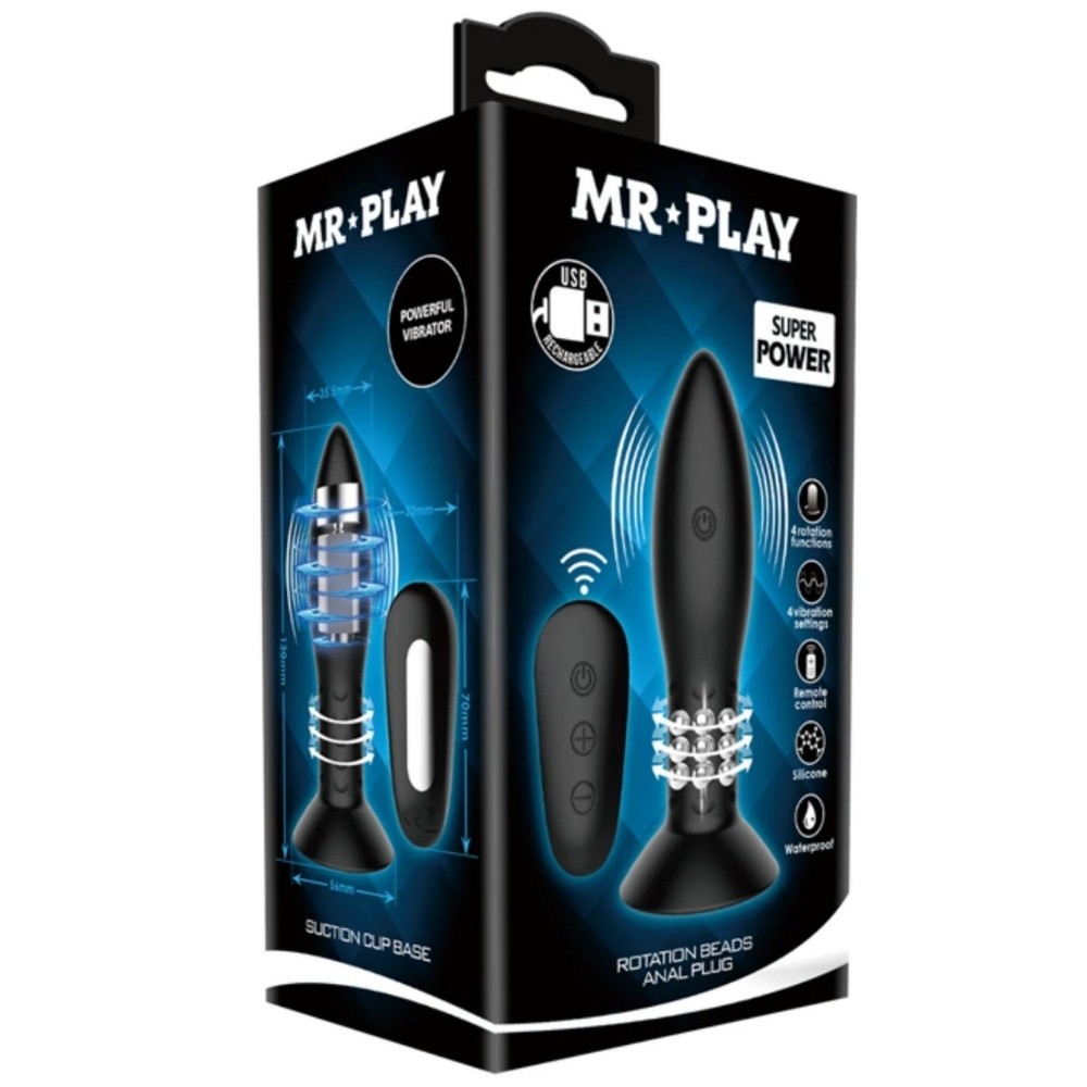 Pretty Love Mr. Play Super Power Rotation Beads Uzaktan Kumandalı Prostat Masaj Aleti